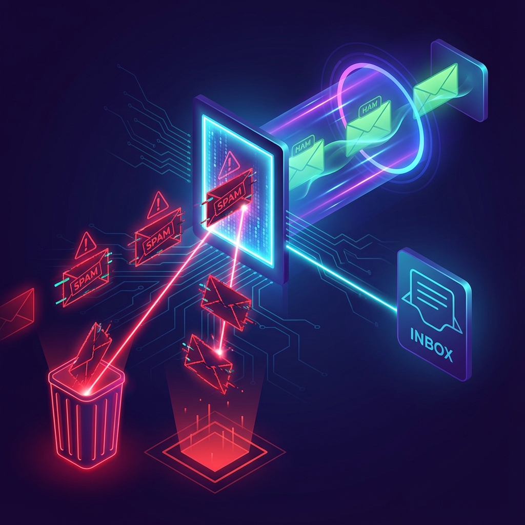 Spam Email Classifier Project Screenshot